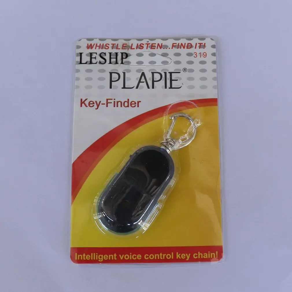 

Portable Size Old People Anti-Lost Alarm Key Finder Wireless Useful Whistle Sound LED Light Locator Finder Keychain