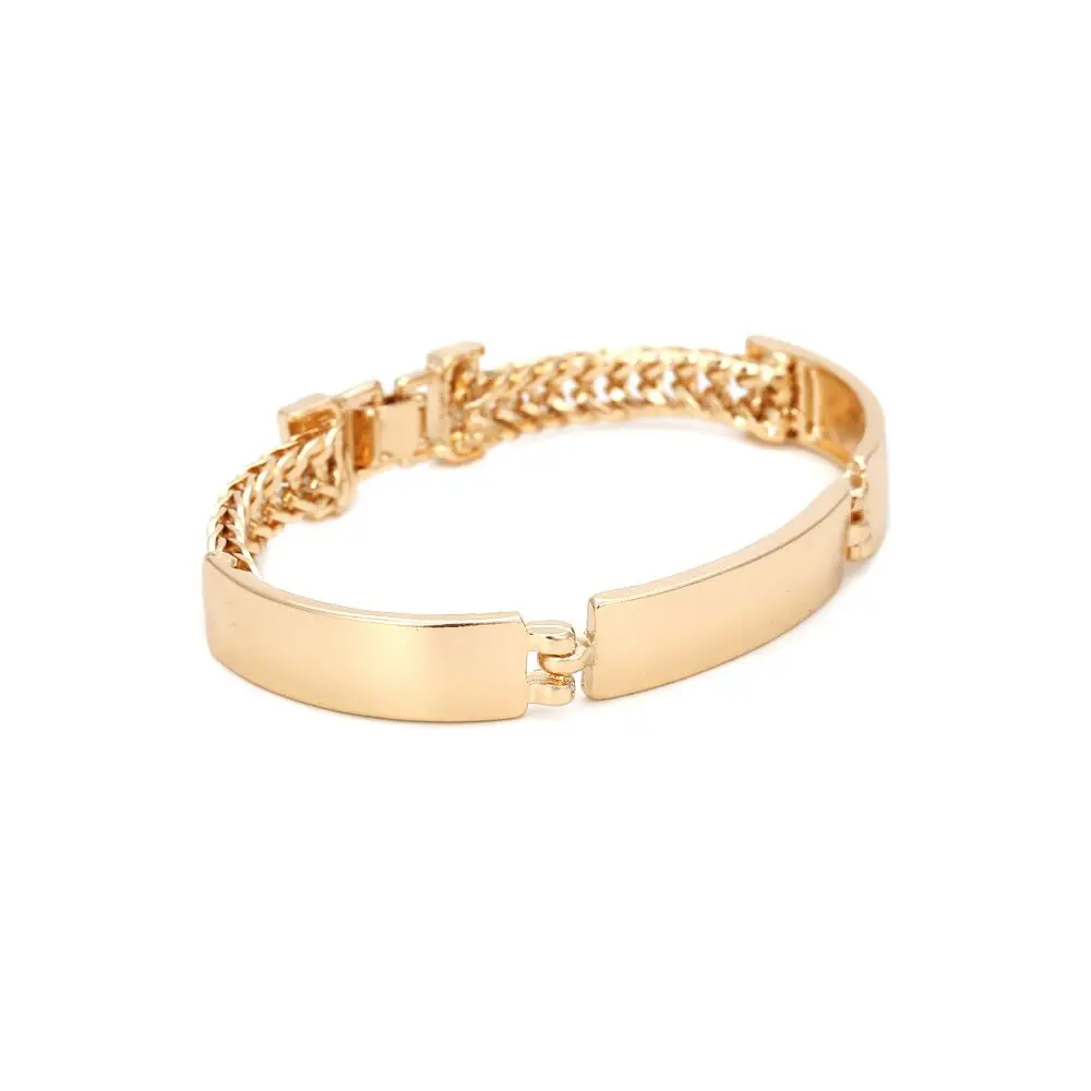 

2021 New Hip Hop Geometric Alloy Bracelet Fashion Retro Metal Chain Splicing Bracelet Female Engagement Wedding Accessories