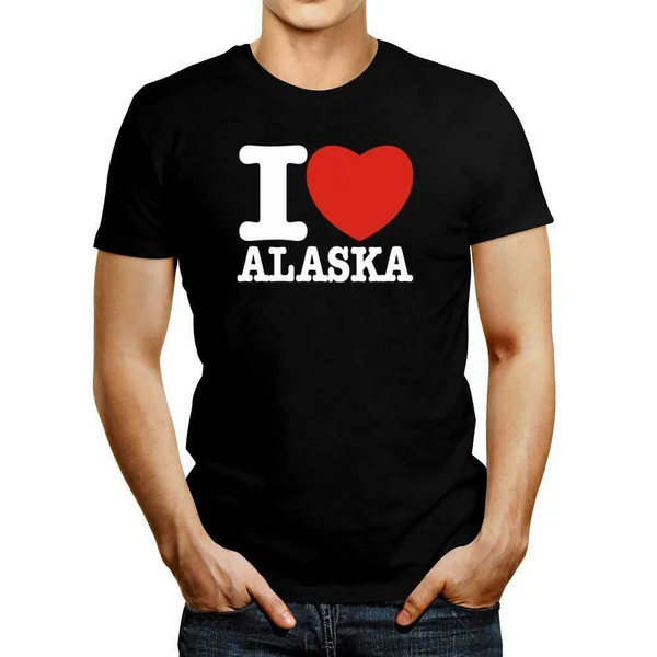 

I love Alaska Bold Font T-shirt