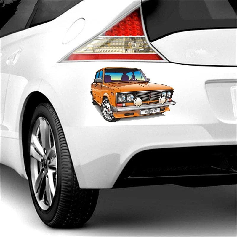 

Funny High Quality Car Sticker VAZ 2106 for Bumper Window Laptop Windshield Scratch-Proof Decoration Accessories KK18*12cm
