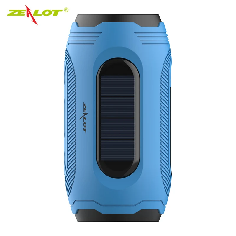 

Wireless Bluetooth 5.0 Speaker Solar charging Outdoor IPX5 Waterproof Audio Subwoofer Wireless Speakers with Mic A4 stereo