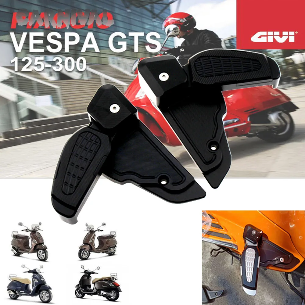 Для VESPA Primavera Sprint 150 2018 2017 CNC задние ножные ступени пассажирские складные педали