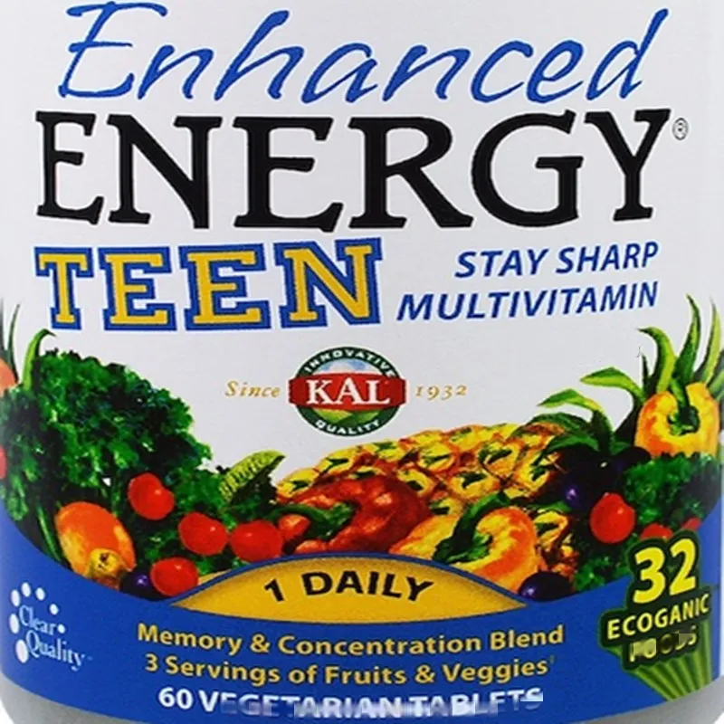 

Улучшенная энергия, детский состав витамина, смесь памяти и внимания, 60 таблеток