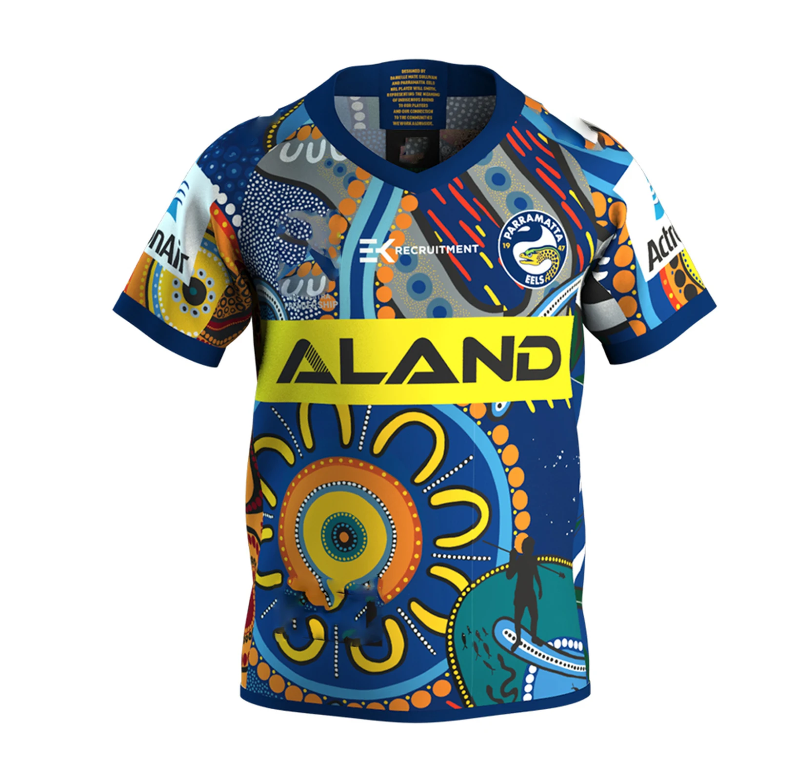 

2020 Parramatta Eels, Мужская футболка для регби, Спортивная рубашка S-3XL