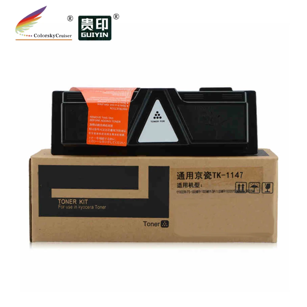 (Φ) Φ для Kyocera PRINTER CS-TK1147 тонер-картридж лазерного принтера FS-1035MFP ECOSYS M2035dn M2535dn BK 12K |
