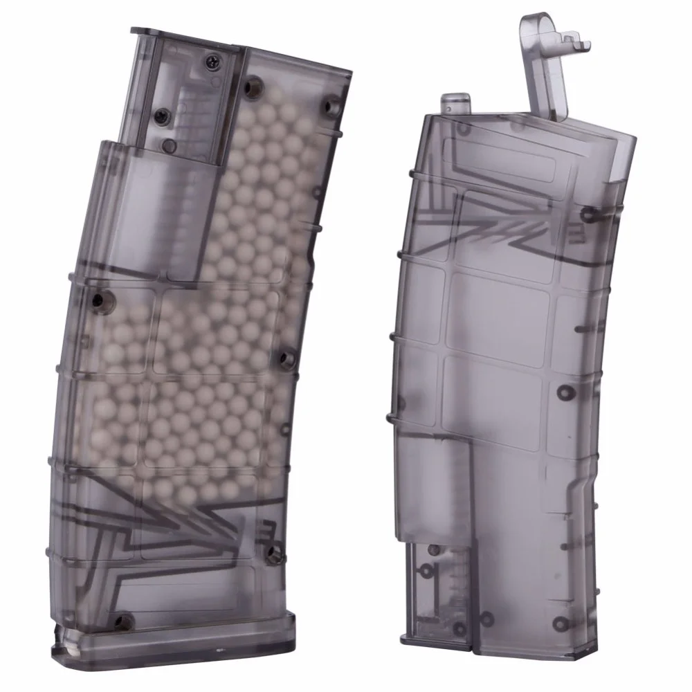 Тактический Airsoft Пейнтбол BB быстро Скорость погрузчик 500RDS 6 мм Большой Ёмкость