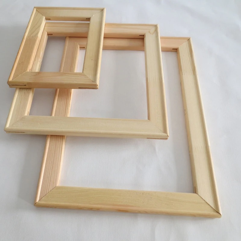 

European Style Tenon Picture Frame Strip Inner Frame Strip Drawing Board Wooden Frame Canvas Oil Painting Wooden Frame Nature