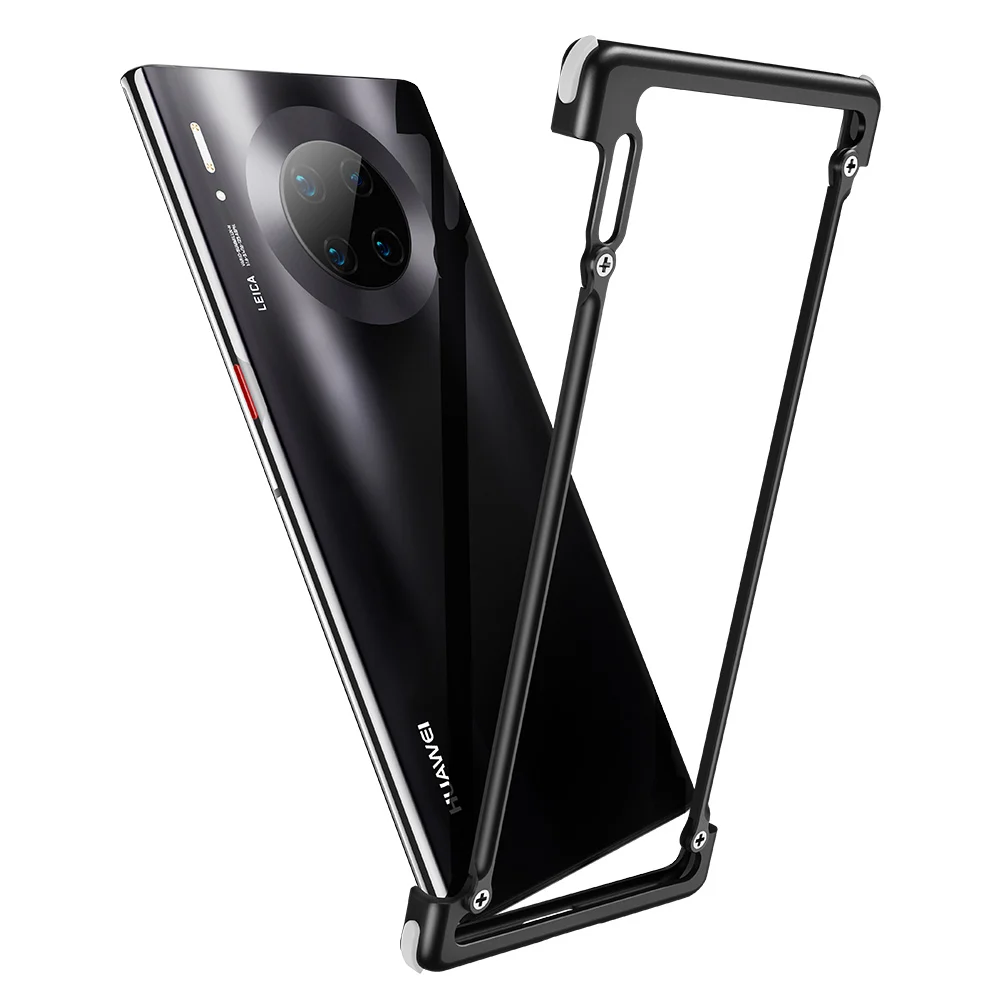 Чехол OATSBASF с воздушной подушкой металлический бампер для Huawei Mate 30 индивидуальный