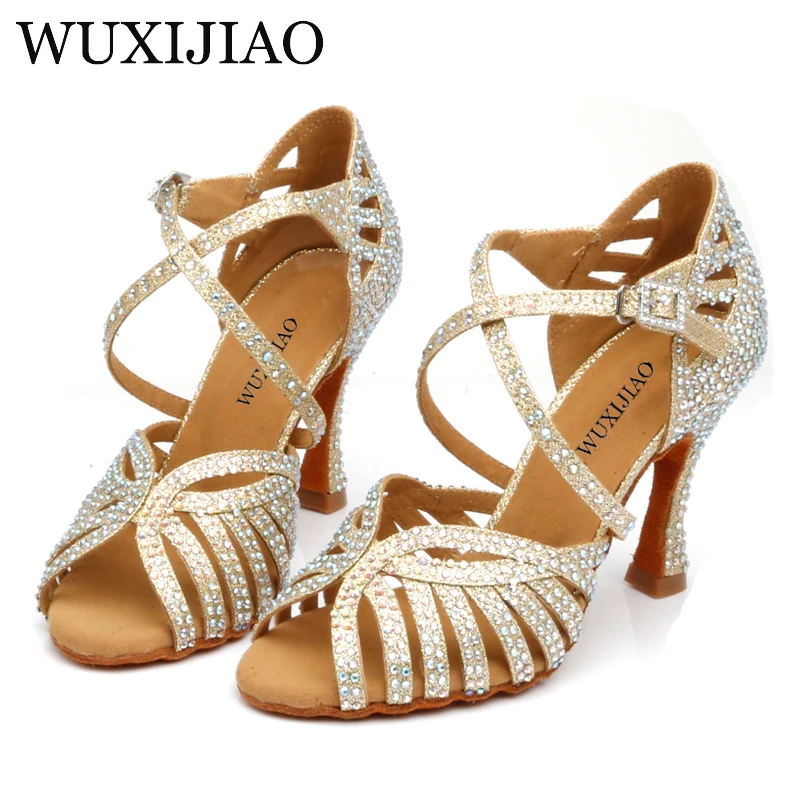Туфли для латиноамериканских танцев WUXIJIAO женские туфли на высоком каблуке