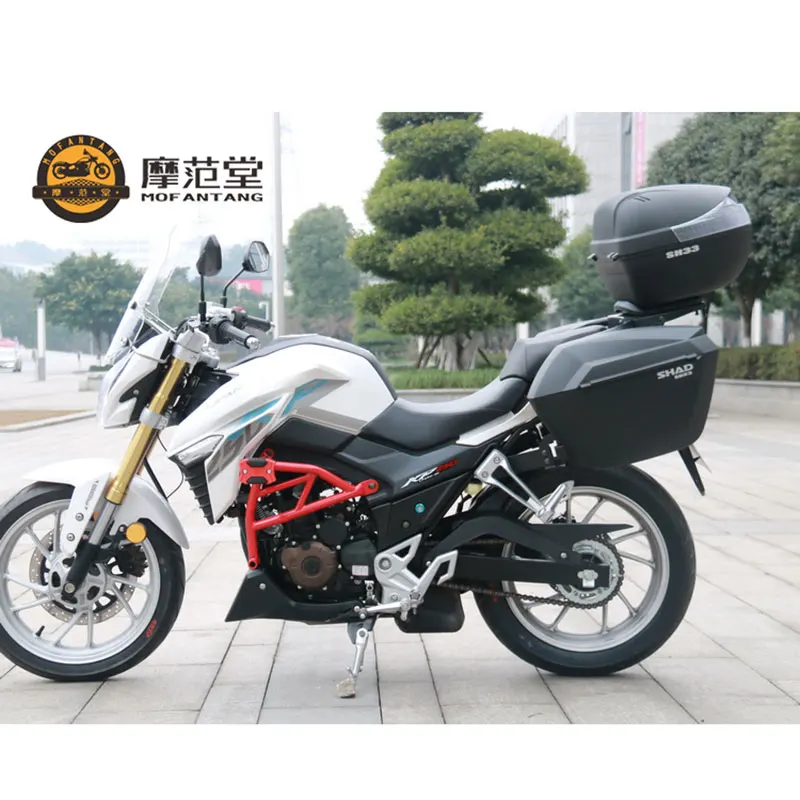 Для LIFAN KP250 SHAD SH23 боковые коробки + комплект вешалки для мотоцикла чемодан чехол