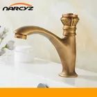 Европейский античный резной одиночный смеситель для холодной воды с одним отверстием раковина для холодной воды для балкона ванна для стирки под кран для стойки, раковины GL23