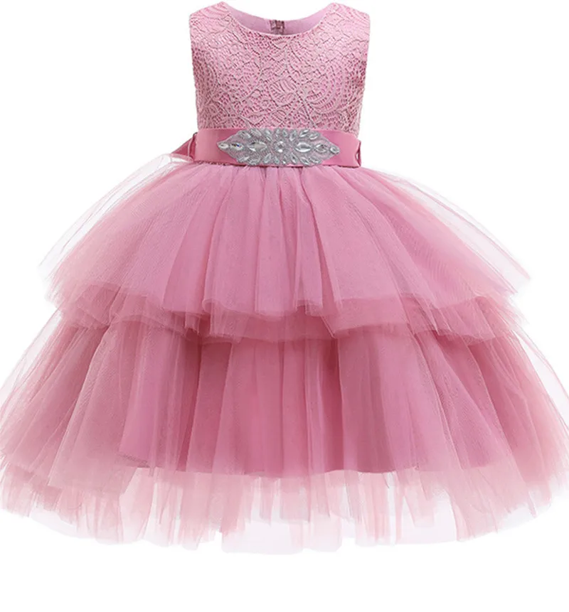 2022 летнее платье принцессы для девочек платья свадьбы и дня рождения элегантное