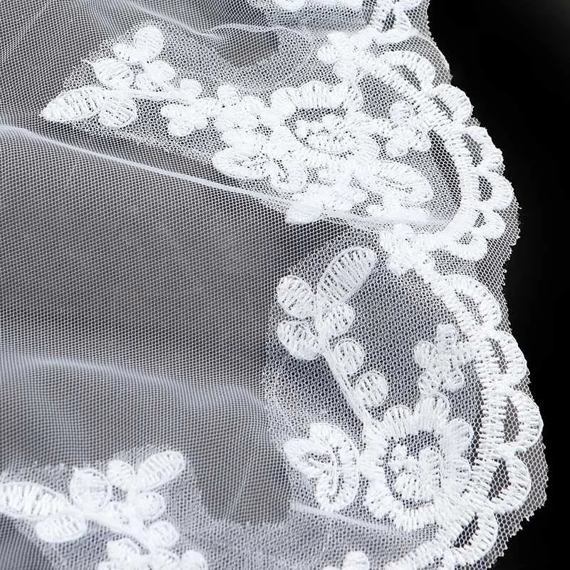 

Wedding Accessories 3 Meters Wedding Veil White Ivory Simple Bridal Veil With Long Comb Wedding Lace Veil Cathedral Bridal Veils