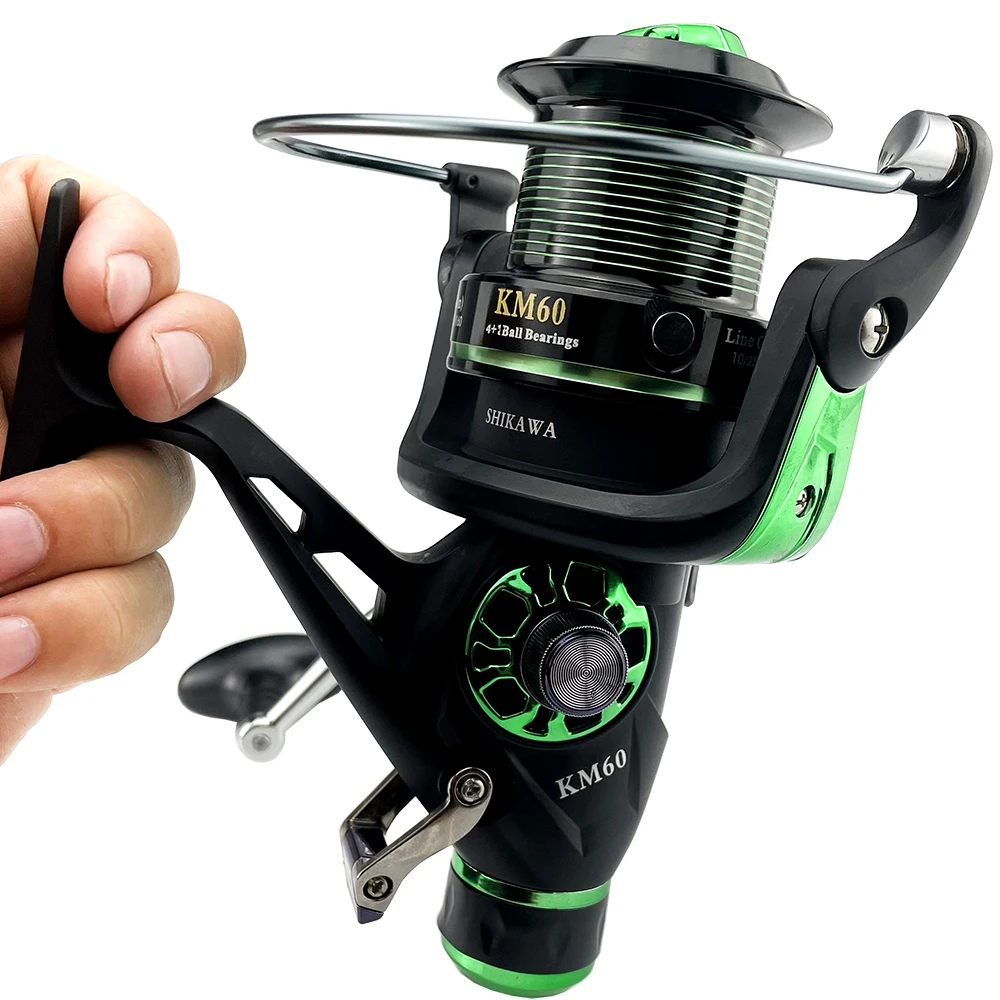 Тормозное колесо спиннинговая металлическая Катушка 5 2: 1 для ловли