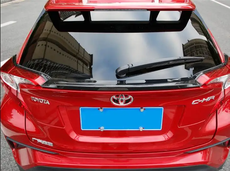 Для освещения спойлер на крышу 2018 2019 Toyota CHR DYTF из ABS материала заднее крыло