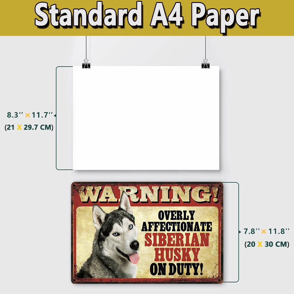 [Kelly66] машина ля стрижки домашних животных собак Предупреждение Хаски с рисунком