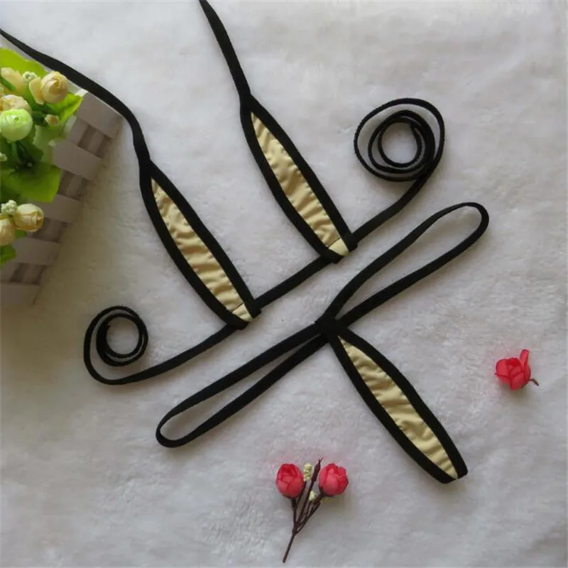 Микро бикини сексуальный купальник для женщин женский мини сплошной цвет с