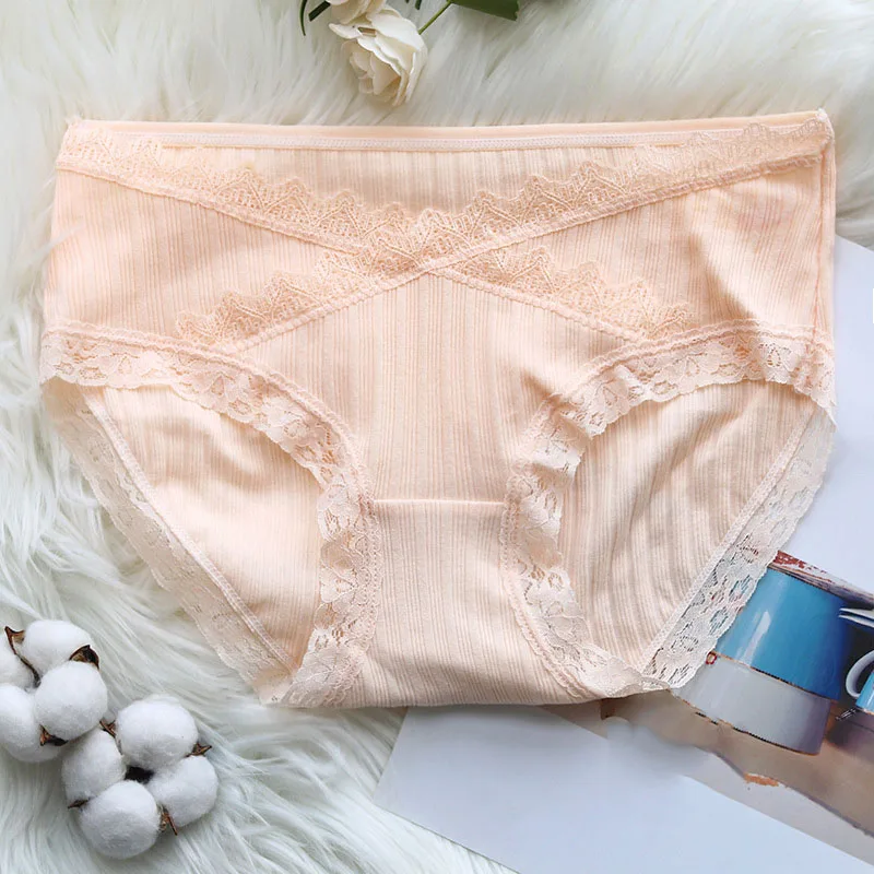 Женское нижнее белье с низкой талией и кружевами для беременных удобная одежда |