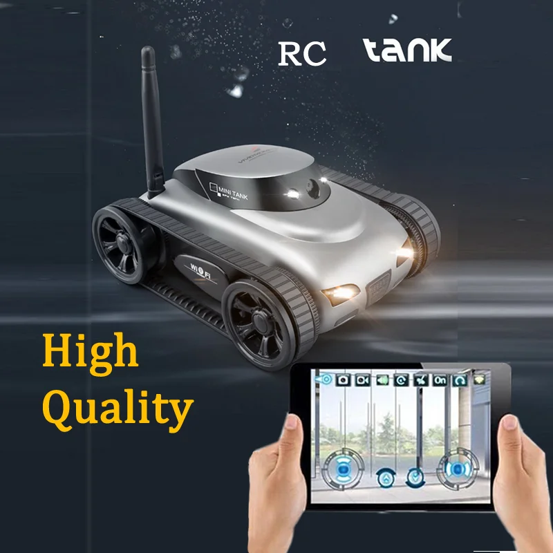 Радиоуправляемый автомобиль Happy Cow 777 270 WiFi i spy Tank FPV деформируемая камера