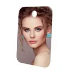 17*13 см акриловое противотуманное настенное зеркало для душа, зеркало для ванной комнаты, декоративное зеркало для путешествий с присоской, зеркало для макияжа, новинка