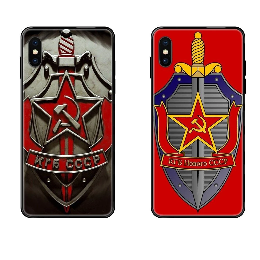 Для iPhone 11 12 Pro Max Plus X XS XR 8 7 6S SE 5 5C 5S 2020 Les best Ussr Kgb Роскошное Качество | Мобильные