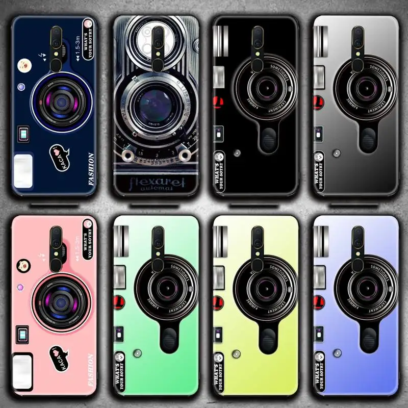 

Retro Camera Phone Case For Oppo A5 A9 2020 Reno2 z Renoace 3pro A73S A71 F11