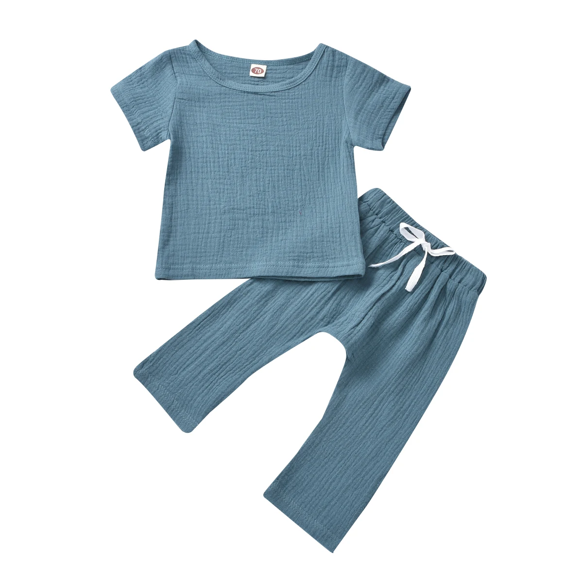 Распродажа комплект одежды для новорожденных мальчиков и девочек брюки с