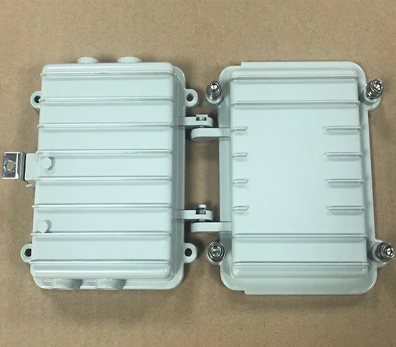 

130*90*50mm AP Bridge limited TV Amplifier Housing Router Die-cast Aluminum Enclosure white color