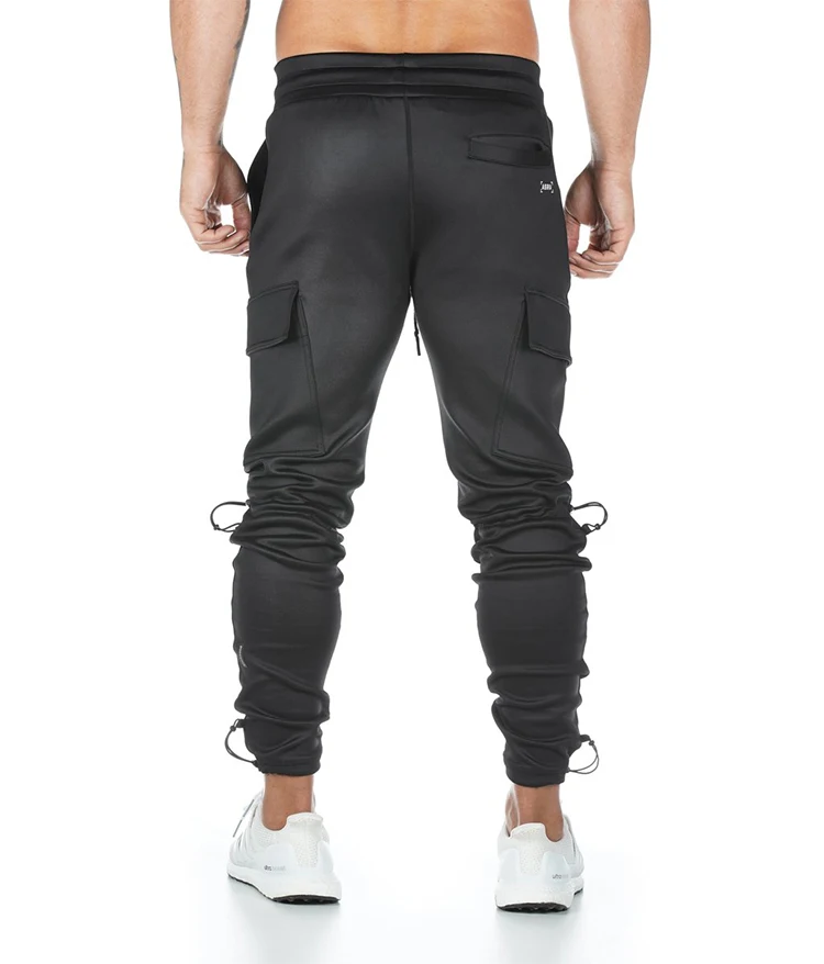 

Spring 2021 Men's Sports Pants Korean Version of Multi-pocket Large Size Popular Squat Crotch Drawstring Casual Pants Men Stree
