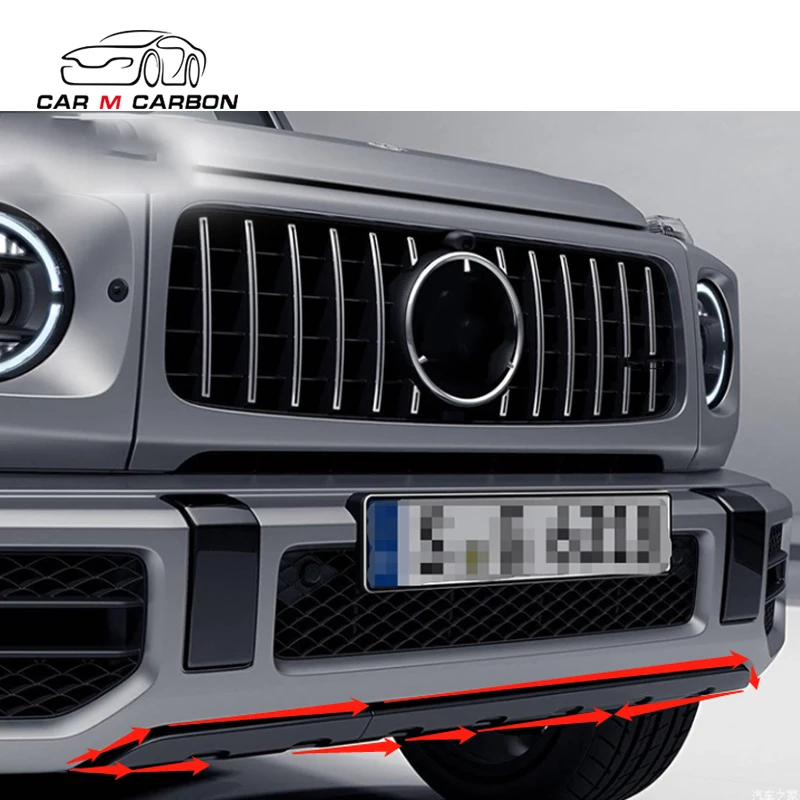

Dry carbon car bumpers auto parts front lip W464 g63 front spoilers for W463A g63 carbon front lip splitters