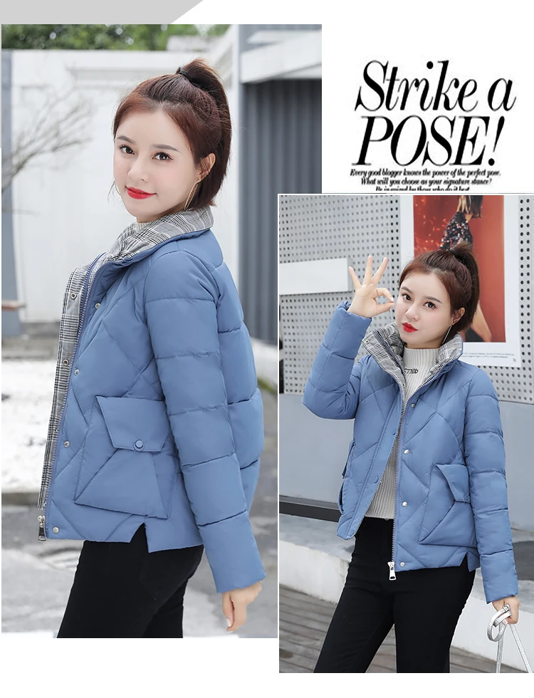 Tcyeek Winter Jacket Women Parkas Mujer Women's Down Cotton Jackets Feminine Hiver Warm Coat Fit Office Ladies Clothes 1986