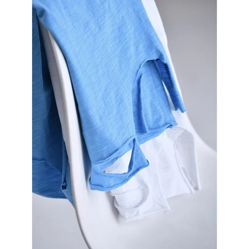 MICOCO B2033 литературный и простой дизайн с разбитыми краями внутри можно носить