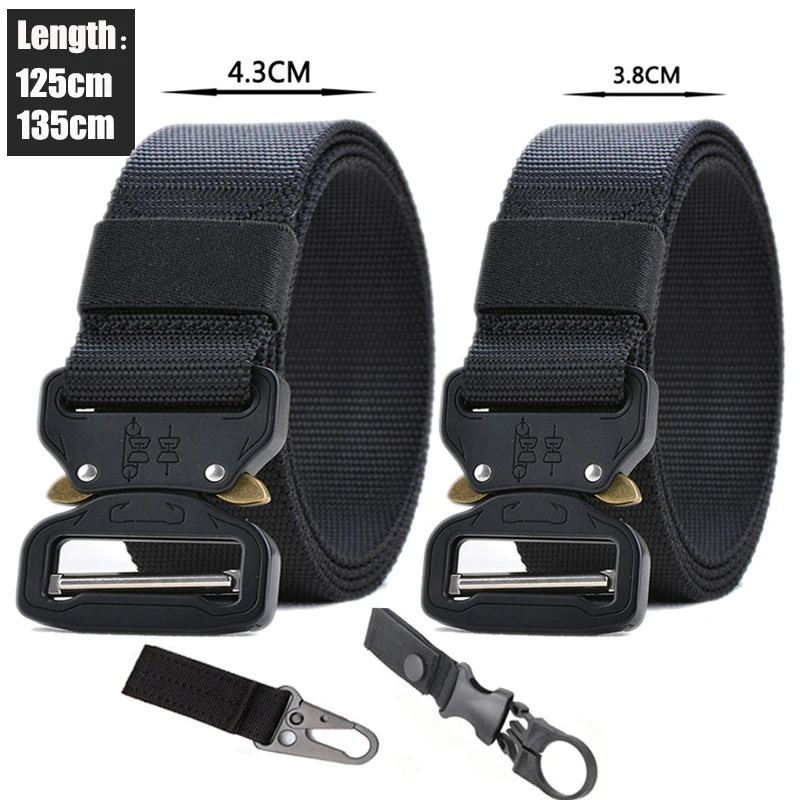 Военный тактический ремень полицейский спортивный из сплава на пуговицах