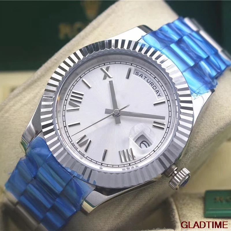 Розовое золото механические автоматические дизайнерские мужские часы класса AAA