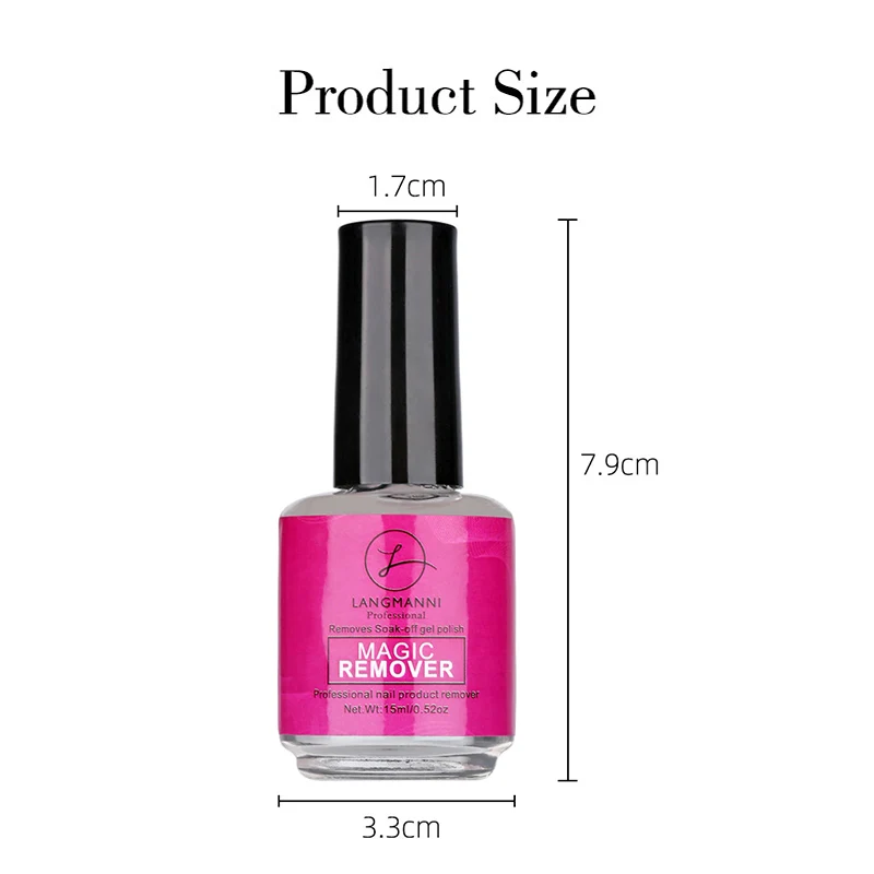Hot Nail Polish Remover Soak-Off Gel Fast Art Clean Removal Non-Irritating 15ml CUN 668 | Красота и здоровье