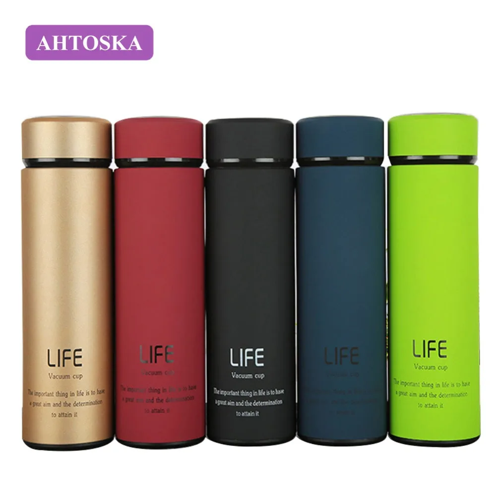 Двухслойный термос из нержавеющей стали кружка изолированный для чая с ситечком