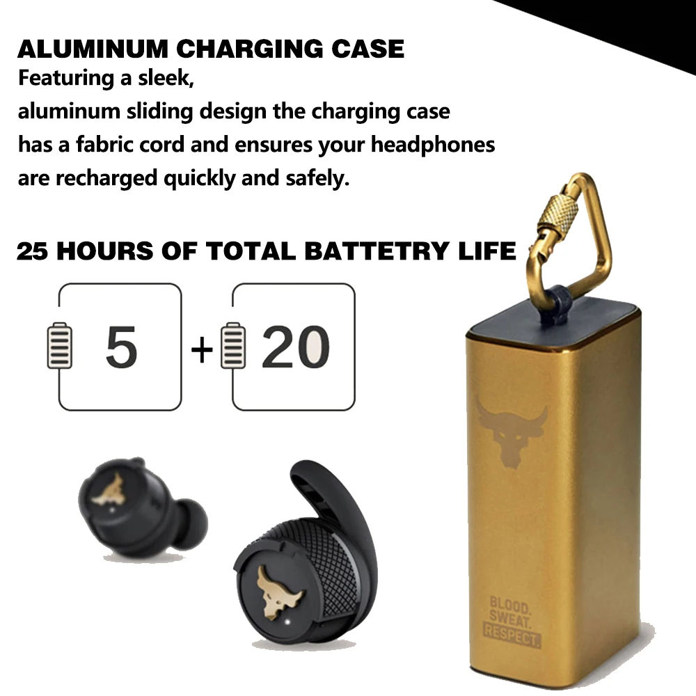 Оригинальные беспроводные Bluetooth-наушники JBL мкА Project Rock наушники-вкладыши IPX7