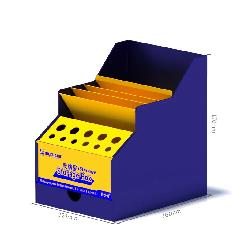 mechanic pvc multifunction repairing parts tools box for mobile phone ic screwdriver tweezers repair tool storage box free global shipping