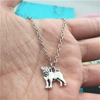 pug dog animal charm creative chain necklace women pendants fashion jewelry accessory friend gifts necklace