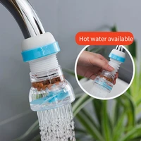 2pcs household kitchen faucet anti spill head mouth lengthen sprinkler filter rotatable faucet shower water saving devi