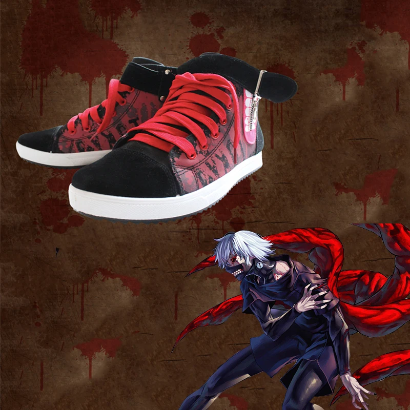 

Anime Tokyo Ghoul Cosplay Shoes Unisex Ken Kaneki Cosplay Canvas Shoes Halloween Carnival Party Daily Leisure Shoes