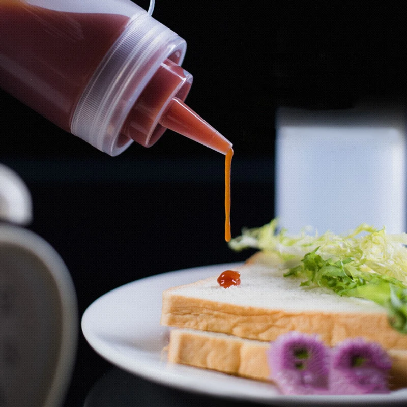 Бутылки для салата конфет с крышкой оливковое масло соусы кетчупа горчицы