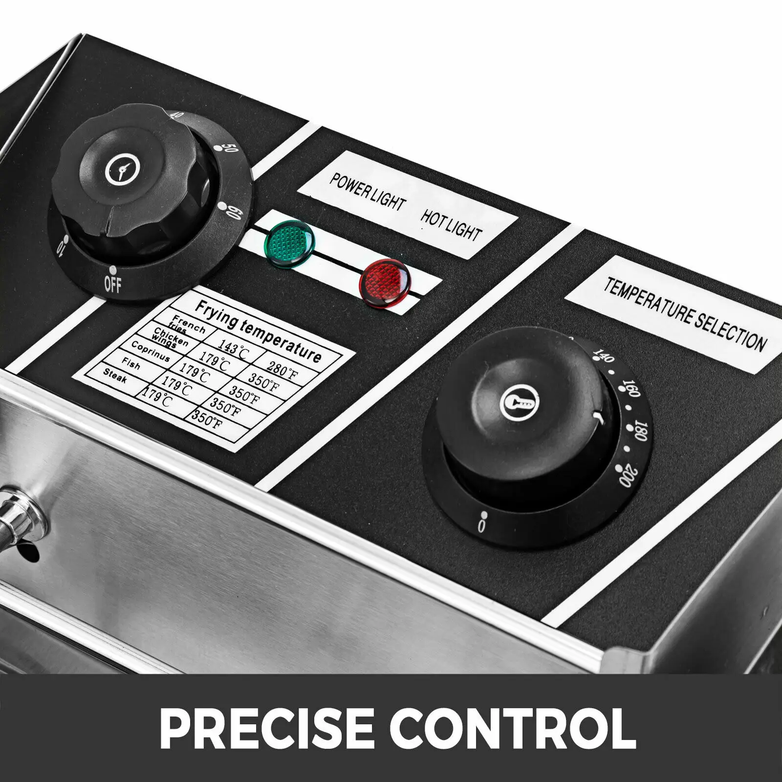 2x10L фритюрница из нержавеющей стали коммерческий двойной резервуар 5000 Вт