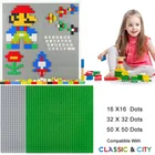 4 размера классические базовые пластины для строительных блоков пластиковые сборные блоки базовые пластины фигурки город Классические игрушки для детей Подарки
