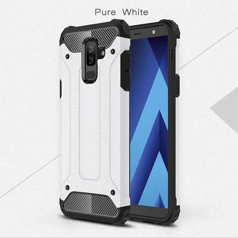 Mokoemi Armor ударопрочный чехол для samsung Galaxy J8 J6 J4 Plus J2 Pro чехол для samsung Galaxy J7 J3 J2 Core чехол для телефона - Цвет: White