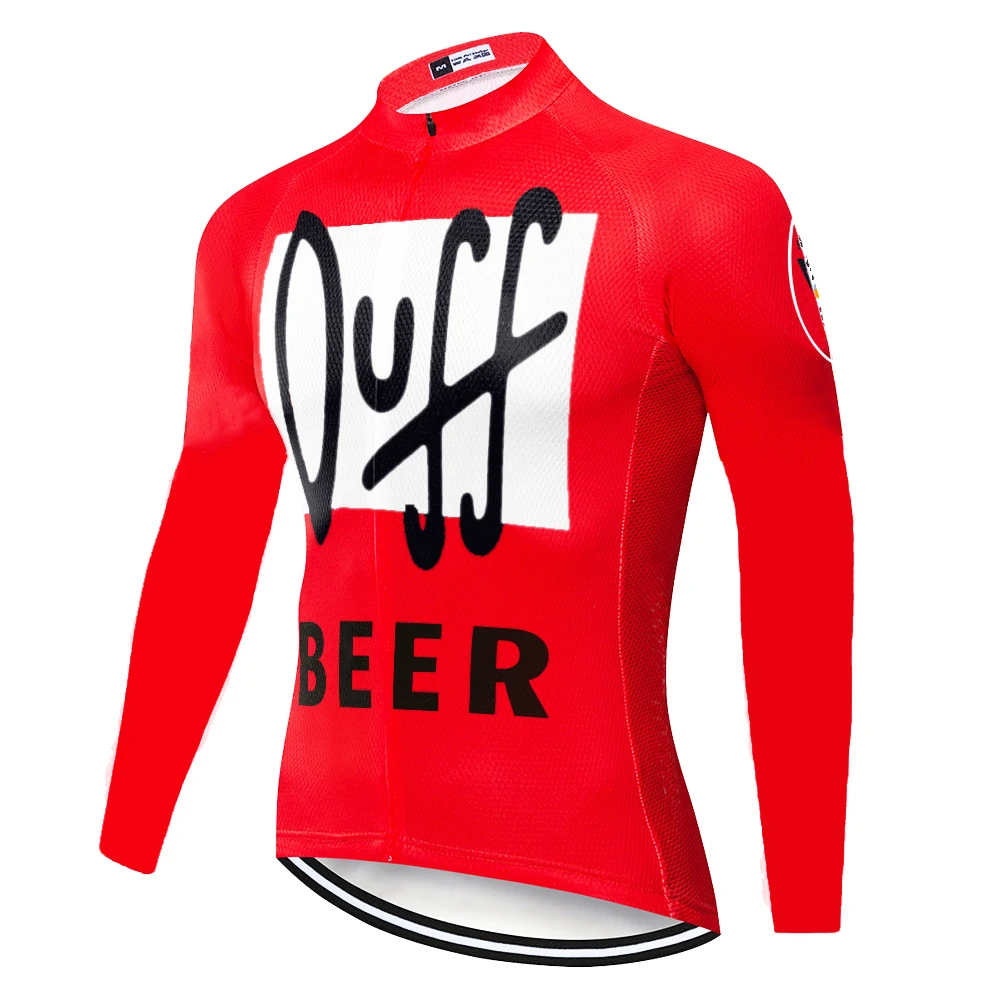 Новинка 2020 велосипедная Джерси Duff beer team летняя и весенняя трикотажная одежда с