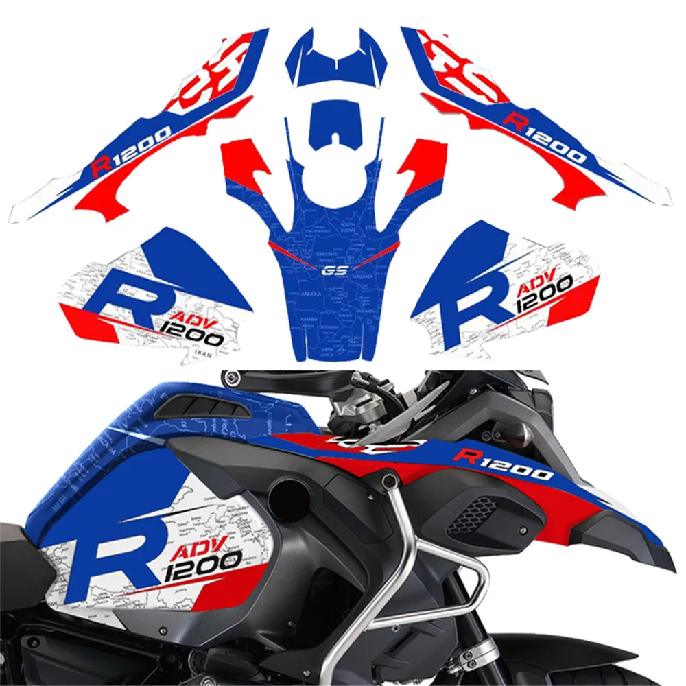 

Motorcycle Adventure Decals For BMW R1200GS R1200 ADV 2013-2018 Anti-UV Sticker