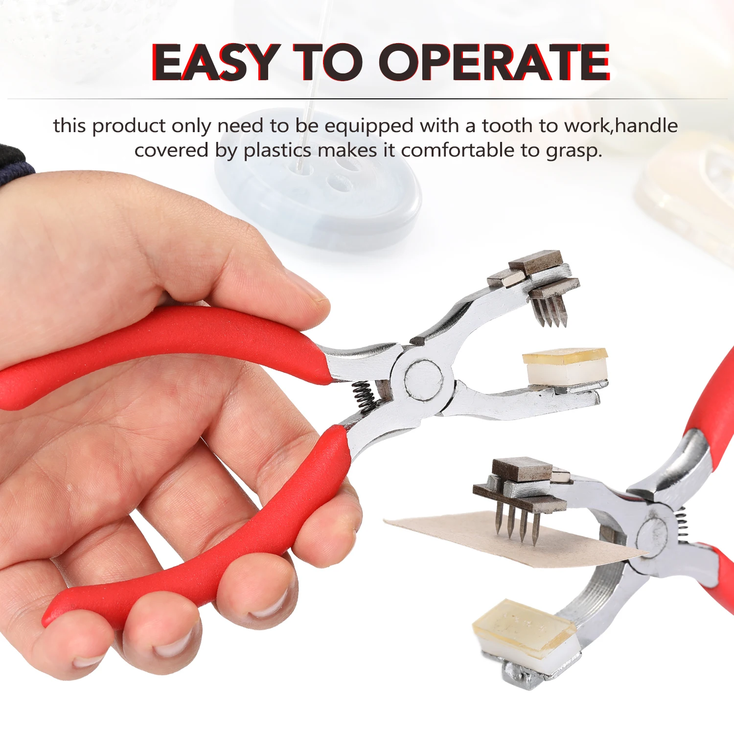 Практичный бесшумный дырокол для шитья кожи портативный домашний инструмент