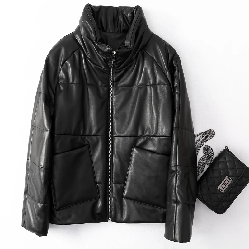 

Куртка женская из натуральной овечьей кожи, на осень/зиму, 2021 пух, хлопковое пальто, женская теплая одежда, женская одежда Zjt1990