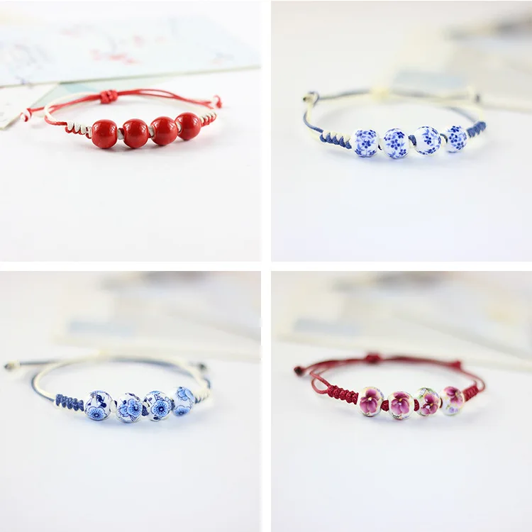 Качественный браслет из натурального камня модные браслеты с шармами в виде